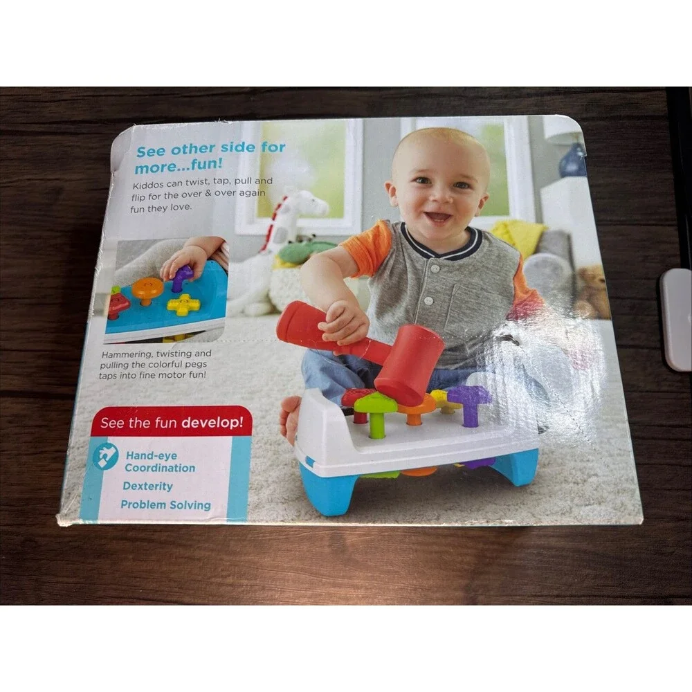 NEW Fisher Price Tap & Turn Bench- 12M+
